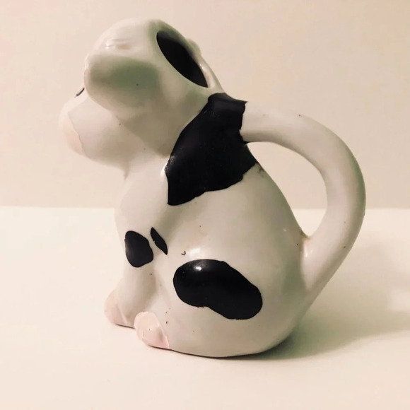 Vintage Ceramic Cow Creamer 4.5 Inch Tall Figurine - Picture 2 of 15